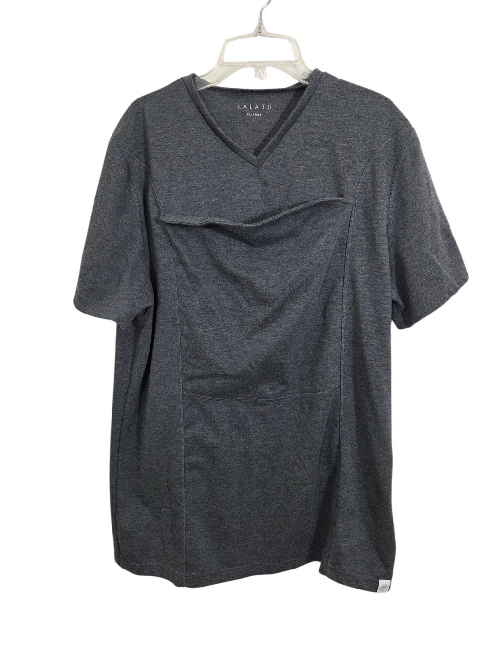 Lalabu Men's Dad Shirt for Baby Wearing Carrying Grey Extra Large Father's Day